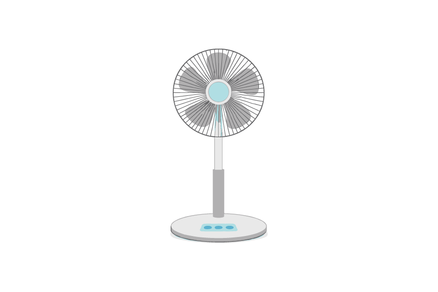 扇風機のイラスト