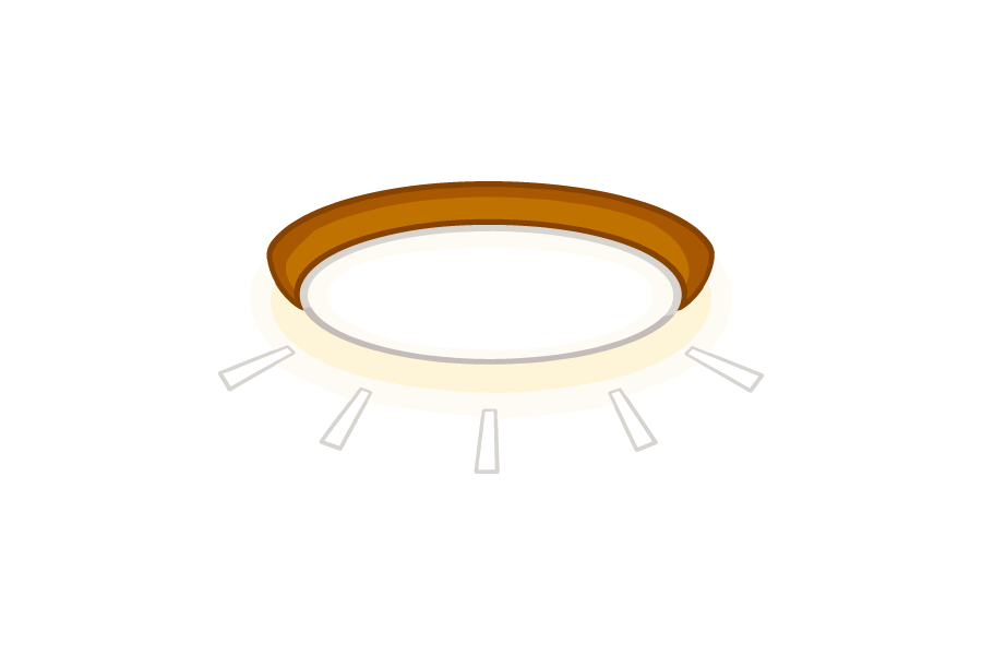 シーリングライトのイラスト