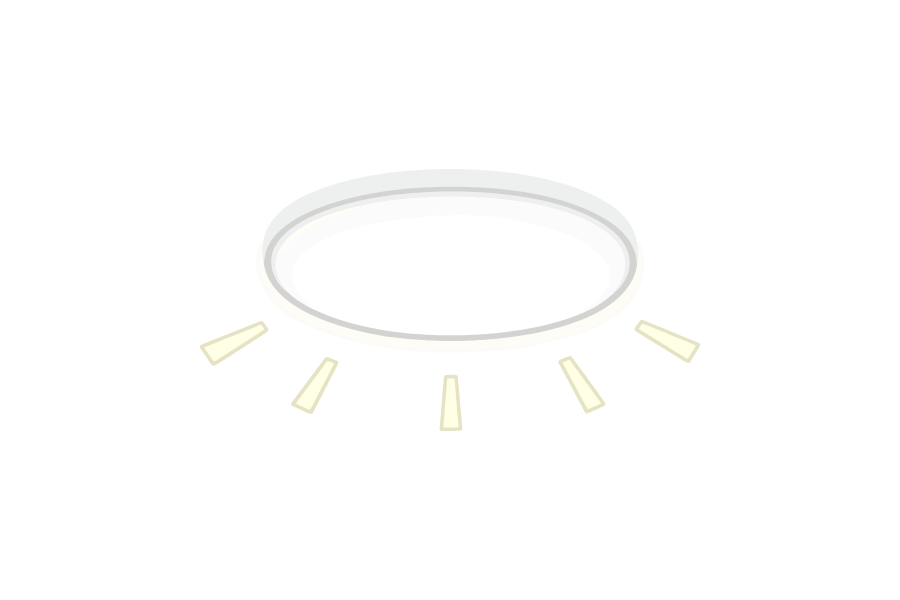 シーリングライトのイラスト