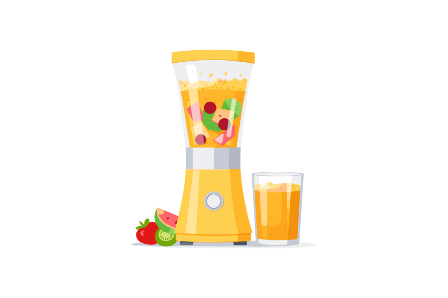 ジューサー・ミキサーのイラスト