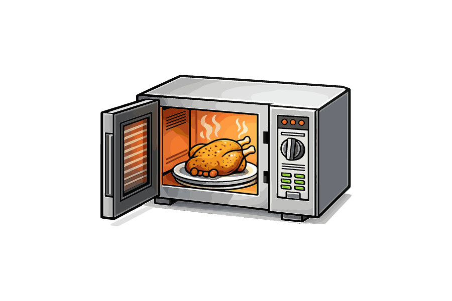 オーブンレンジのイラスト