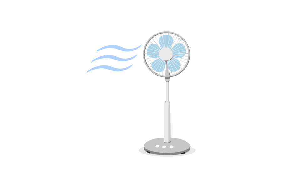 家電・扇風機のイラスト