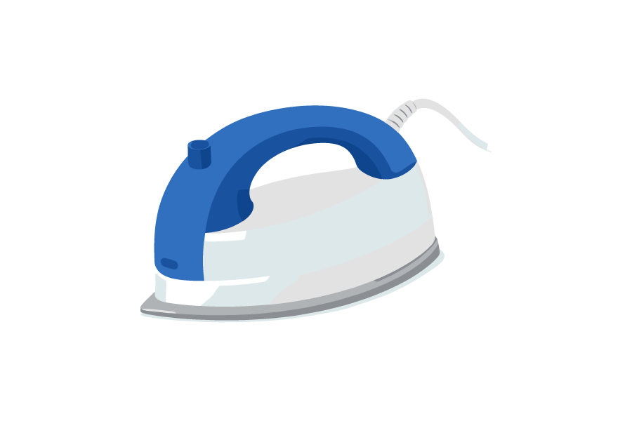 家電・アイロンのイラスト