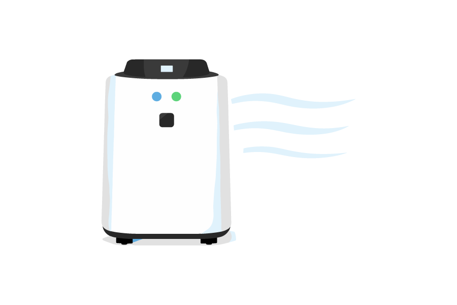 空気清浄機のイラスト