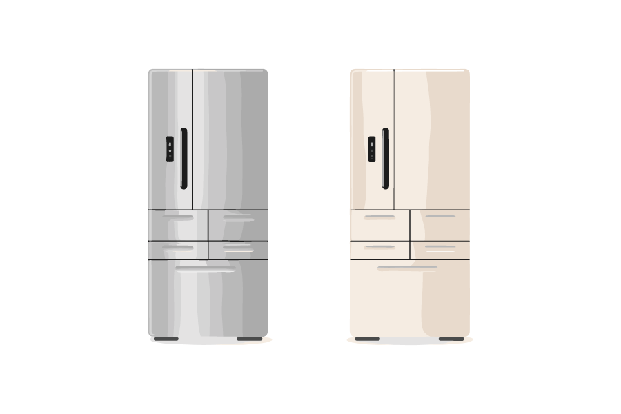 冷蔵庫・電化製品イラスト