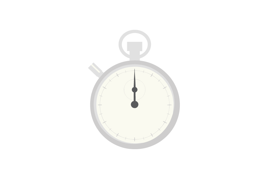 ストップウォッチのイラスト